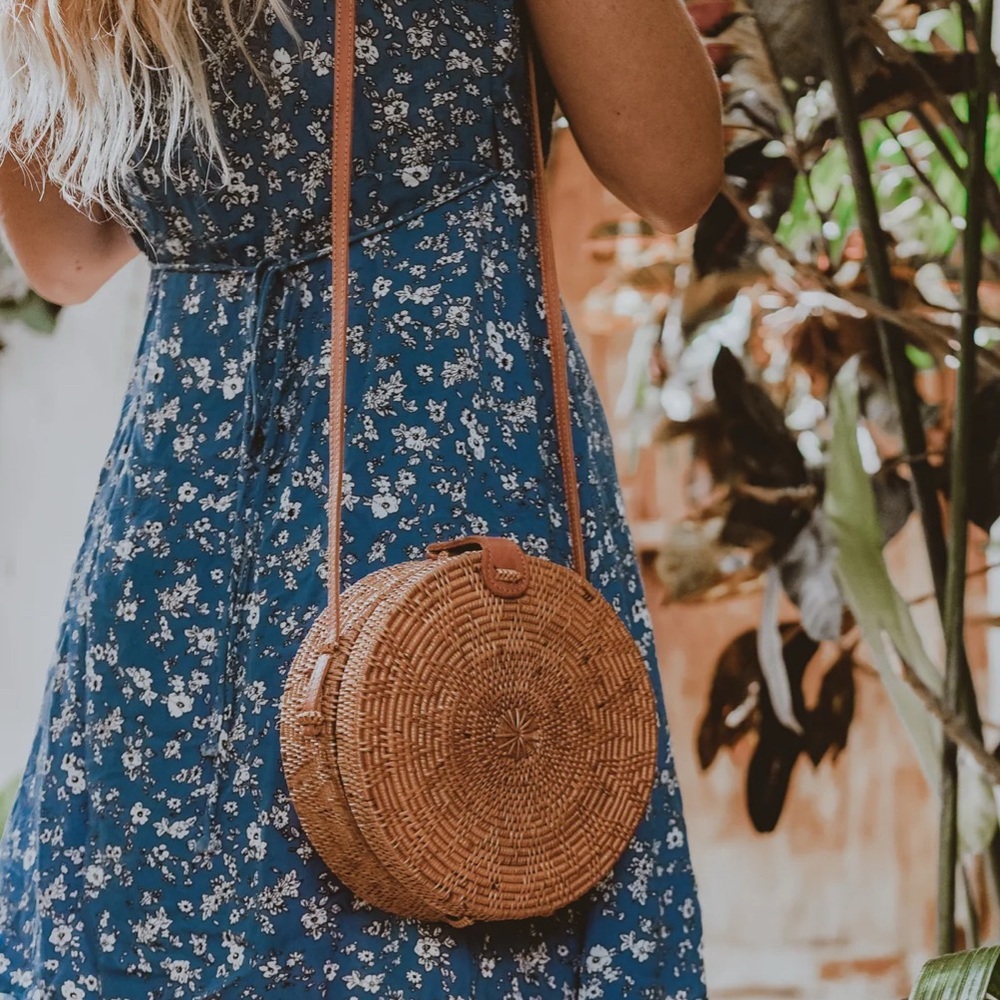 Amerii Rattan Purse